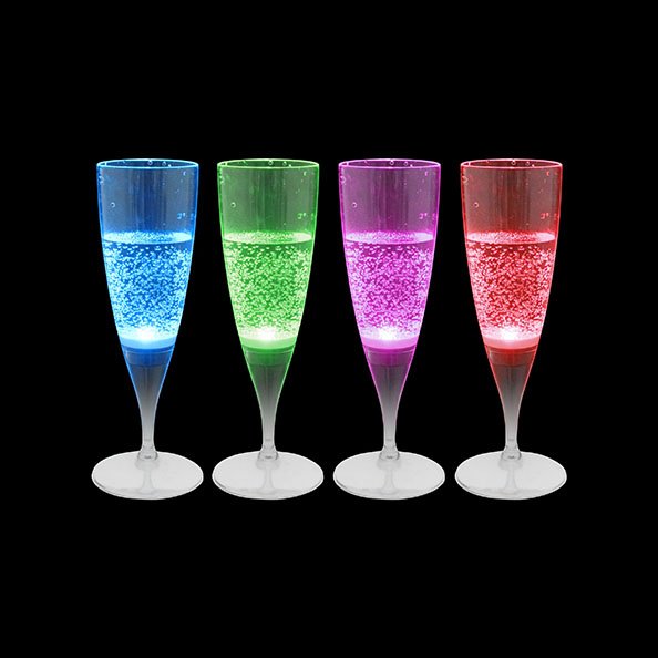 LED CHAMPAGNE GLASS